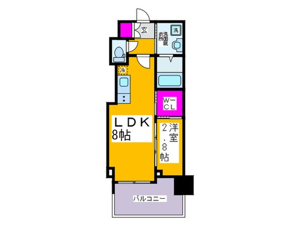 セレニテ日本橋プリエの物件間取画像